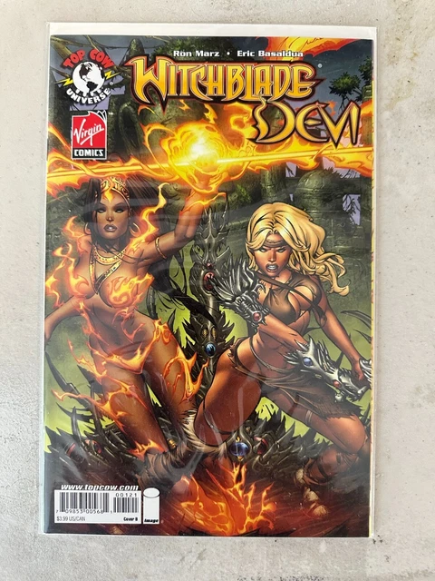 Witchblade Devi #1 Variant Cover B Top Cow Virgin Comics 2008 Crossover