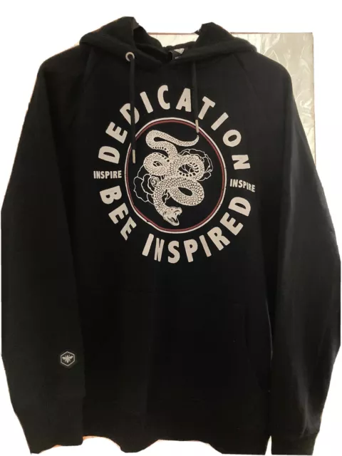 Men’s Bee Inspired Black Hoodie with logo XL Sweatshirt