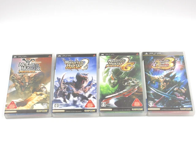 Monster Hunter 2nd G 3rd Portable Action Hunting Capcom PlayStation PSP Japan