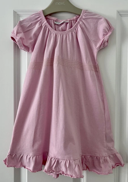 JOJO MAMAN BEBE 2-3 Years Girl’s Pink Short Sleeve Summer Dress