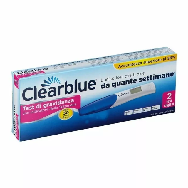 CLEARBLUE Digital Pregnancy Test with Conception Indicator 2 Test