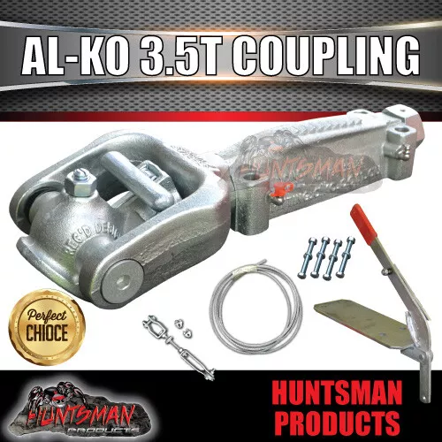 Alko Off Road 3500Kg Fixed Head Electric Brake Trailer Caravan Coupling Kit 3.5T