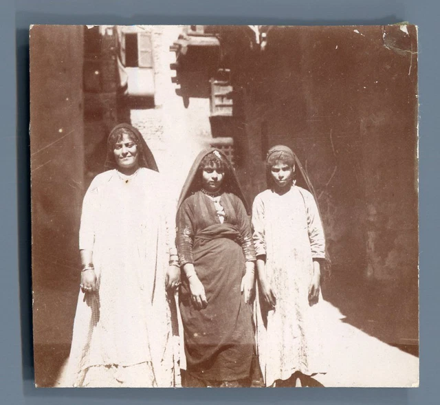 Tirage Citrate Vintage Italie, Rome, Vatican - Année Environ 1901, Format 8,5x11 Cm, Collection Photo Ancienne