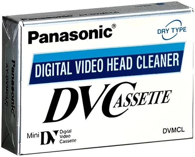 PANASONIC MINI DV Camcorder Head Cleaner MiniDV DVMCL Best Cleaner For
