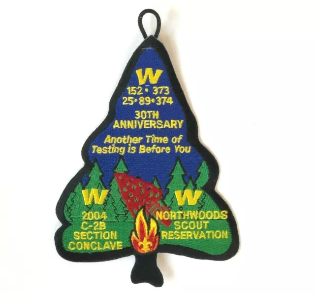 2004 Northwoods Conclave OA Boy Scout Patch WWW Order of the Arrow Tree New