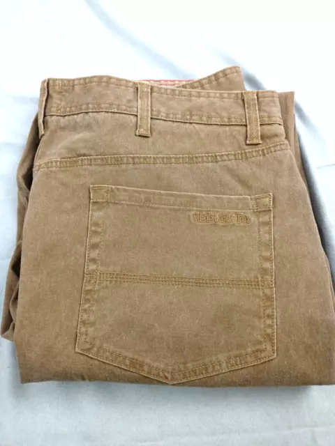 Red Head Brand Co Work Outdoor Pants Unworn Condition Tan 40x30 Straight Stretch