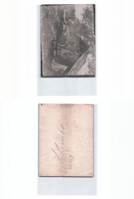 (b96309)   Deutschostafrika Foto Zeltlager in Kikambo, Nachlass von Rudolf
