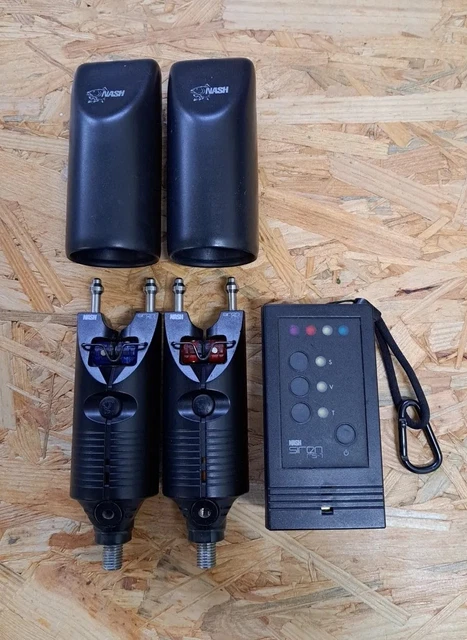Shark Visiera X Nash Siren RS1 Bite Alarms With In