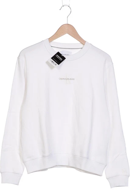 Felpa con cappuccio Calvin Klein jeans donna maglione pullover taglia EU 3... #hpm13fi