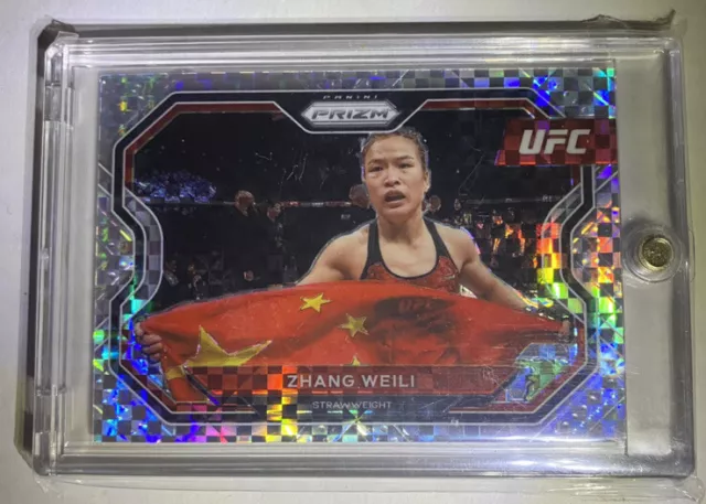 Zhang Weili Lucky Envelope Very Rare 2021 Panini Prizm UFC Debut Edition
