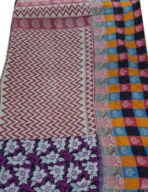 Kantha Trapunta Vintage Kantha Trapunte Ralli Gudri Indiana Handmade Coperta