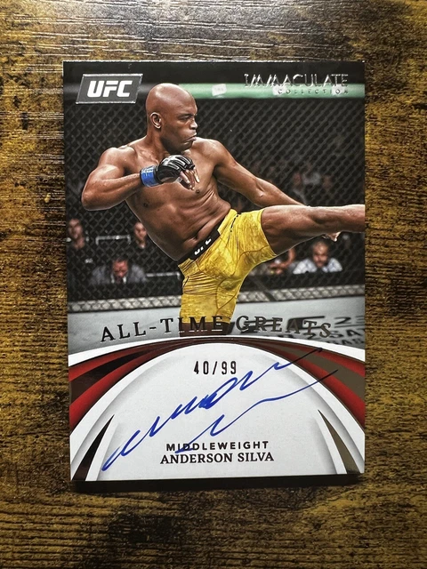 2022 Panini UFC Immaculate Anderson Silva Auto /99