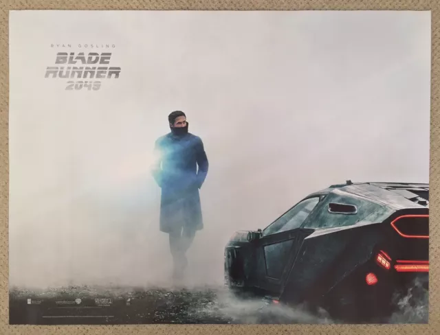 Blade Runner 2049 (2017), Ryan Gosling, Original UK Cinema Quad Poster 30"x40"