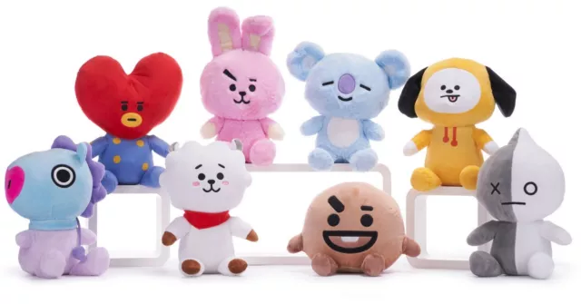 New Official 10" Bt21 Soft Plush Toys