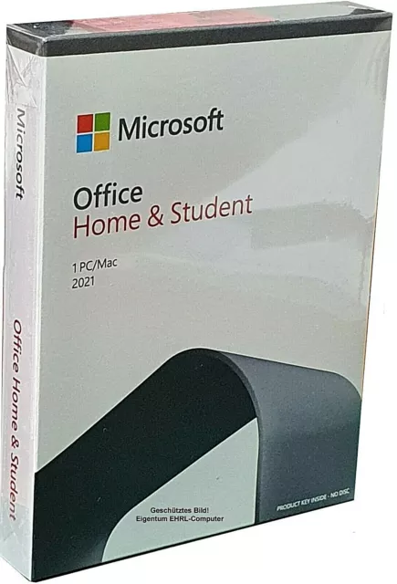 Microsoft Office Home and Student 2021 | 1 PC / Mac | Dauerlizenz | DE | ML BOX