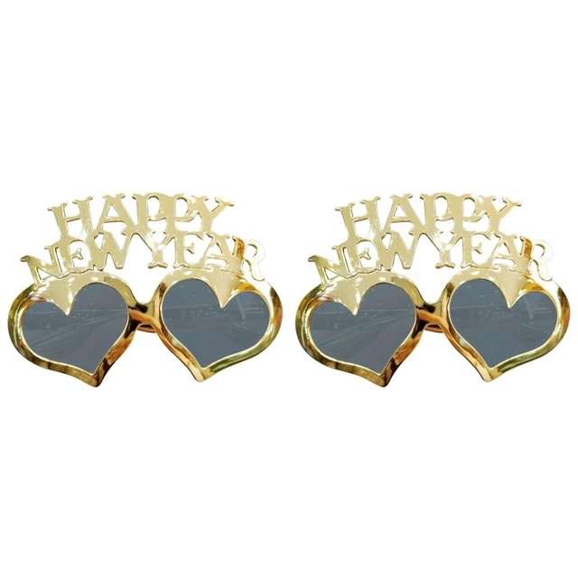 2 Pack Glasses Birthday Eyeglasses Photo Props Kids Toy Personality