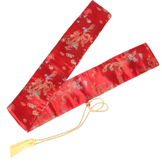 Borsa portaoggetti portatile katana giapponesi riutilizzabile in seta borsa di seta amici familiari