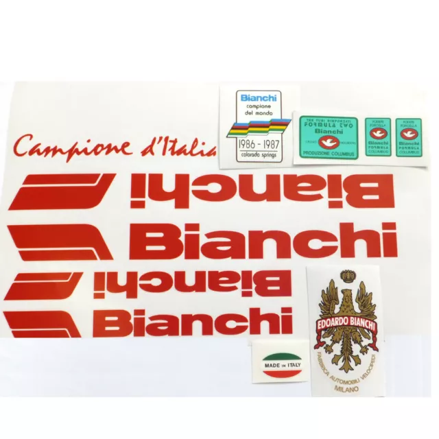 bianchi decals vintage