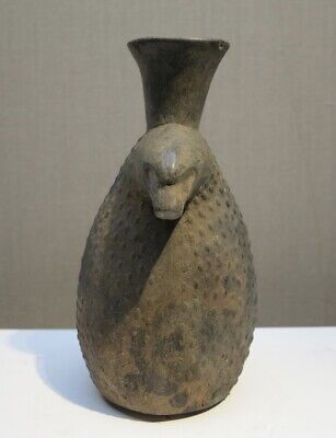 Chimu Peruvian pre-Columbian pottery figural bird vessel Peru 2