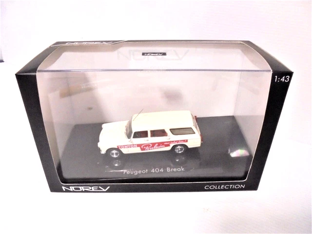 PEUGEOT 404 BREAK de 1963 CHOCOLAT POULAIN 1/43  NOREV REF: 474430