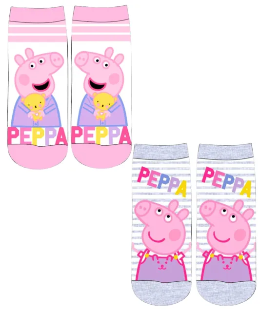 Peppa Pig Kindersocken- Mädchen Peppa Wutz Socken Gr. 27-34