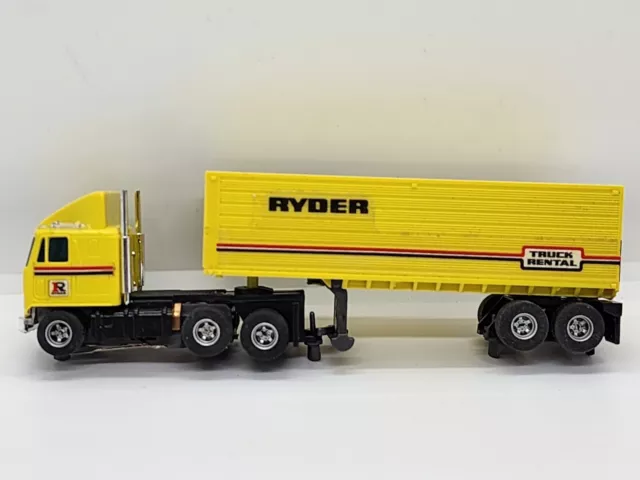 1979 Aurora Afx Big Ryder Peterbilt Coe & Trailer Slot Car Mint New Complete Nr