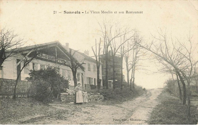 95 Canois #As30073 Le Vieux Moulin Et Son Restaurant