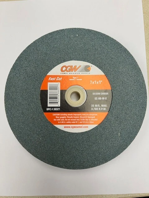 CGW Green Silicon Carbide Surface Grinding Wheels | 7-8" - CGW Surface