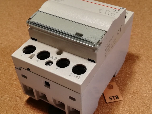 Installationsschütz 230V, 4 Schliesser 63A, General electric GE CTX, ST8
