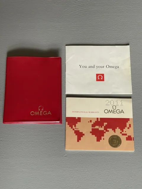 Vintage Omega SM300 Speedmaster 1970’s /80’s  Vintage Booklet & BLANK Guarantee