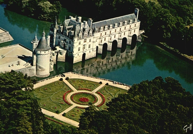 Postcard Les Chateaux De La Loire Indre-Et-Loire Chenonceaux France