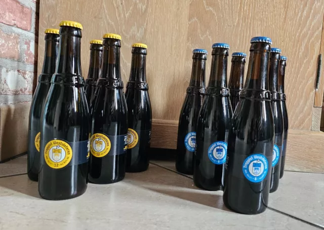 12 bouteilles de bière Westvleteren 8 et Tw12