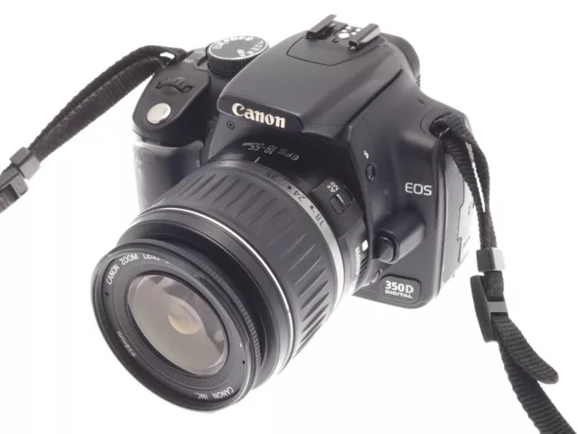 03 Fotocamera Digitale Reflex Canon Eos 350D + Obiettivo 18-55 Usata 
