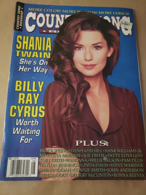 Country Song RoundUp magazine   August 1996  Shania Twain   box1