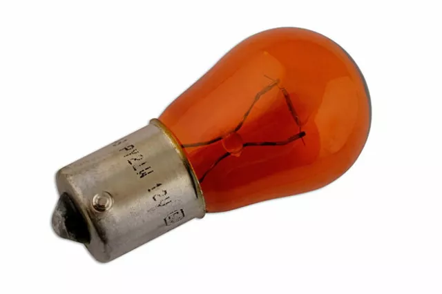 Lucas Indicator Bulb 12v 21w Amber Offset OE581 - Pack 10 - Connect 30544 New