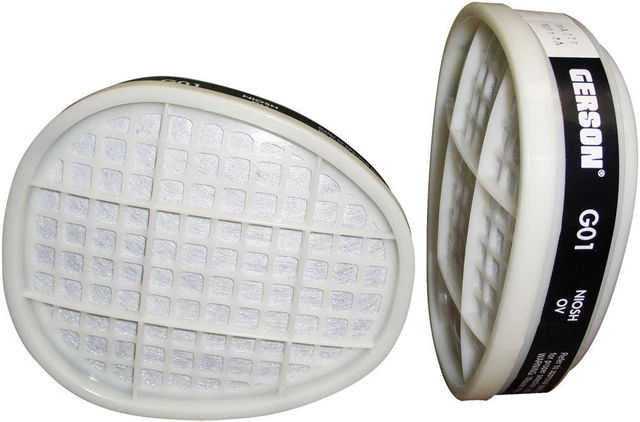 Gerson G01 Organic Vapor Cartridge Filter (2 Pack)