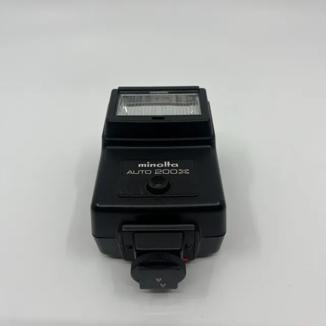 Minolta Auto 200X Shoe Mount Flash Camera Attachment