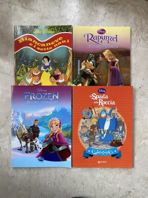 Lotto 4 Libri Disney