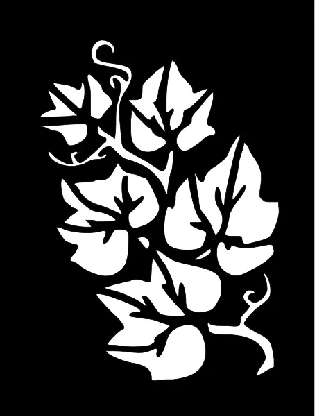 Ivy Leaves Large Stencil Template Airbrush Paint 8" x 11"