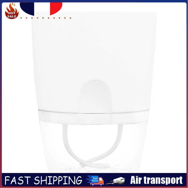 2 Layer ABS Flowerpot Self Watering Plant Container with Water Tank (8.2cm)