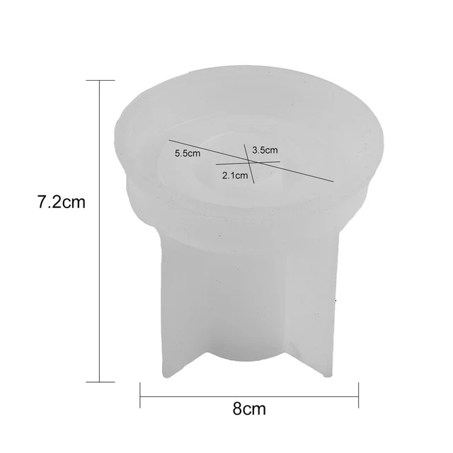 1 pz. Candele muffa casting forma accessori candela grinders portacandele