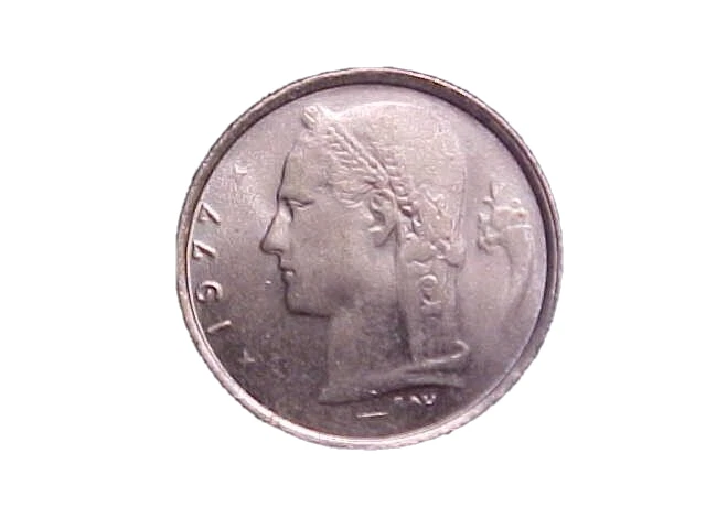 1977 Belgium 1 Franc KM# 142 - Very Nice Choice BU Collector Coin! -c3527xux