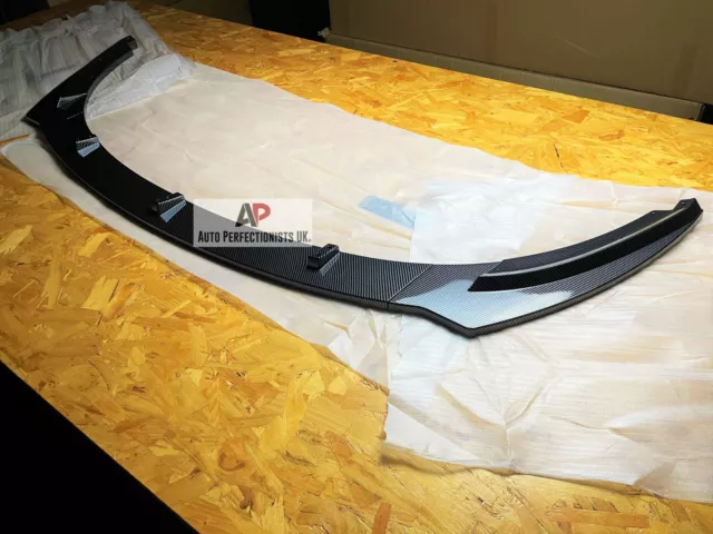 VW Golf MK5 GTI GT TDI Front Carbon Fibre Splitter Spoiler Lip Body Kit 2003-08