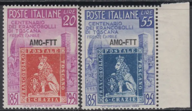 Italy Trieste A (AMG-FTT) - Sassone n.108-109 MNH**