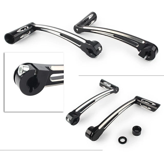 Leva di spostamento punta tacco taglio CNC con pioli cambio per 1997-2016 Harley Touring FLH/T