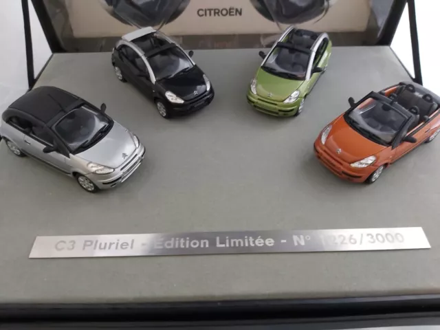 Coffret Citroën C3 Pluriel - Norev - Modèle au 1/43e