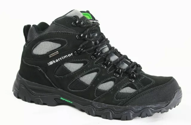 Karrimor Jura Mid Men's Weathertite Waterproof Hiking Walking Boots Black