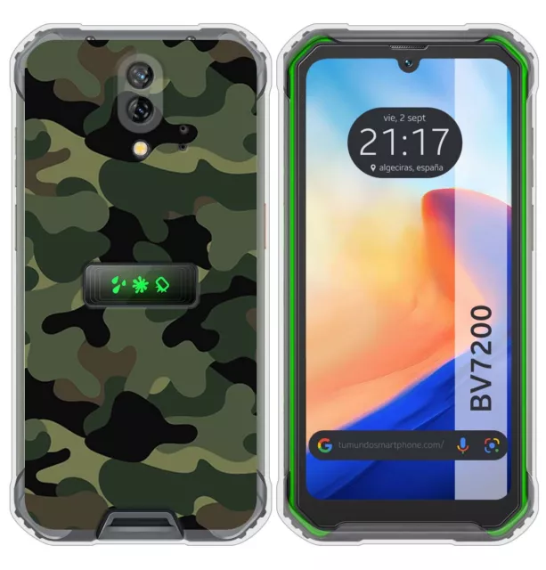 Coque Silicone pour Blackview BV7200 Design Camouflage Dessins
