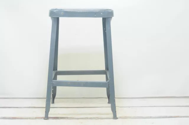 Vintage Industrial Stool Lyon Industrial Seating 23.5"H Lab Office Kitchen