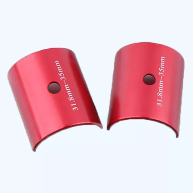 Easy to Use Bike Handlebar Shim Stem Reducer Convert 31 8mm to 35mm Red Color